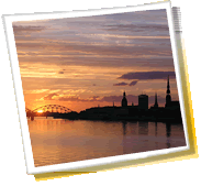 travel city panorama - Latvia