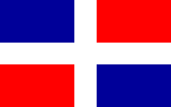 National flag, Dominican Republic