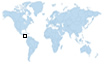 world travel timezone map - Guatemala, Guatemala